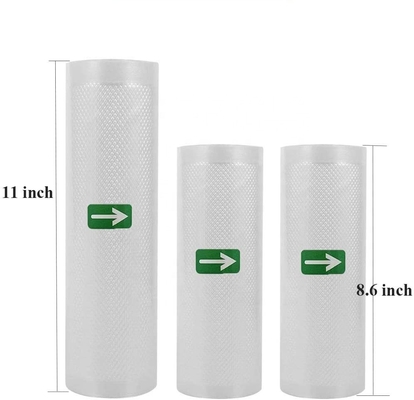 Ψυγεία Vacuum Rolls PE Nylon Plastic Vacuum Sealer Bags 11&quot;X25' Ft