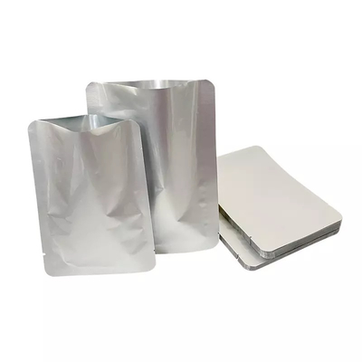 Ασημί Mylar Flat Bags Τσάντα συσκευασίας με φύλλο αλουμινίου Θήκη αποθήκευσης τροφίμων χύμα