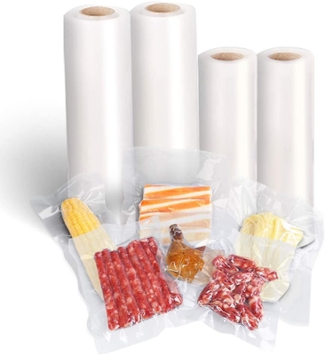 PA PE 3 Side Seal Vacuum Bag For Food Meat Σακούλα συσκευασίας θαλασσινών