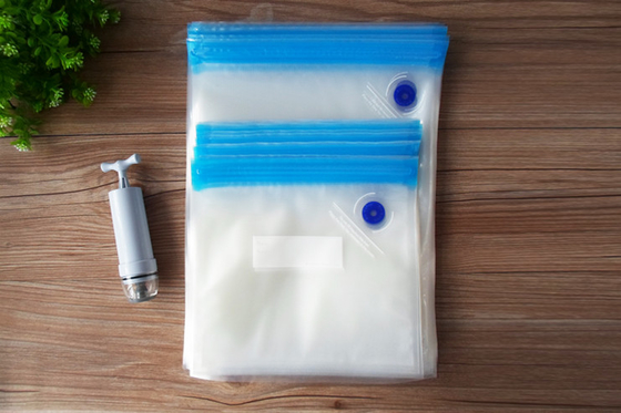 Sous Vide ένα Sealer βαλβίδων τρόπων κενές τσάντες τροφίμων φερμουάρ στρωμάτων πλαστικών τσαντών διπλές