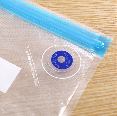 Food Vauum Storage Zip Lock Sous Vide Bags PA PE Handle Pump Bags ανάγλυφα