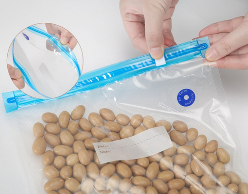 Επαναχρησιμοποιήσιμη κατάψυξη Safe χωρίς BPA Ziplock Sous Vide σακούλες με ηλεκτρική σκούπα τροφίμων