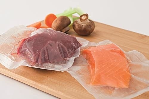 QS Διαφανείς σακούλες κενού τροφίμων Nylon Food Σφραγιζόμενη αποθήκευση 17cm*25cm