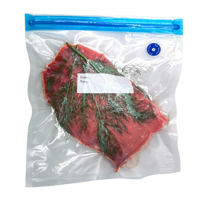 Sous Vide ένα Sealer βαλβίδων τρόπων κενές τσάντες τροφίμων φερμουάρ στρωμάτων πλαστικών τσαντών διπλές