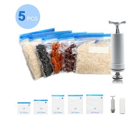 Τσάντες Sous Vide χωρίς BPA Τροφίμων Τσάντες SGS Vacuum Seal με φερμουάρ