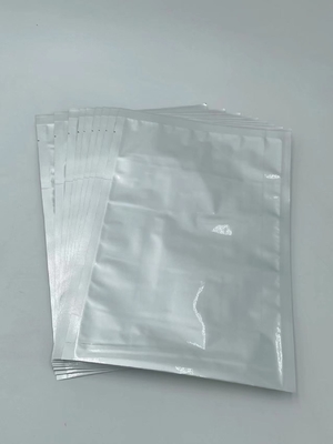 QS Αδιάβροχες ανάγλυφες σακούλες Mylar Vacuum Sealer Metalized Silver επανασφραγιζόμενες