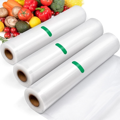 Ελασματοποιημένο υλικό Food Vacuum Seal Roll Τσάντα με ανάγλυφη υφή
