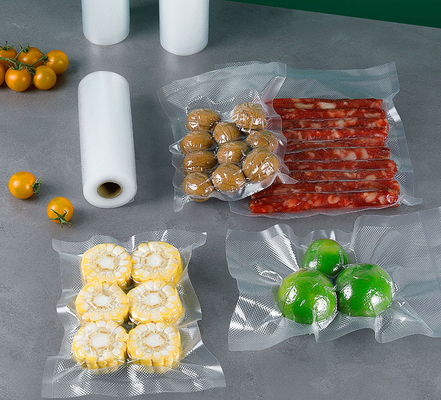Πλαστικές σακούλες με υφή Stretch Film Saver Vacuum Rolls Food Saver