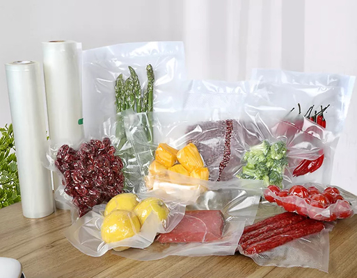 Sous Vide πλαστικές ανάγλυφες σακούλες στεγανοποίησης κενού για νάιλον σακούλες αποθήκευσης κενού αέρος Saver